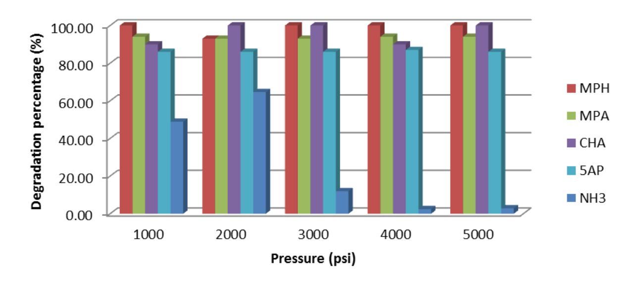 thermal degradation graphs