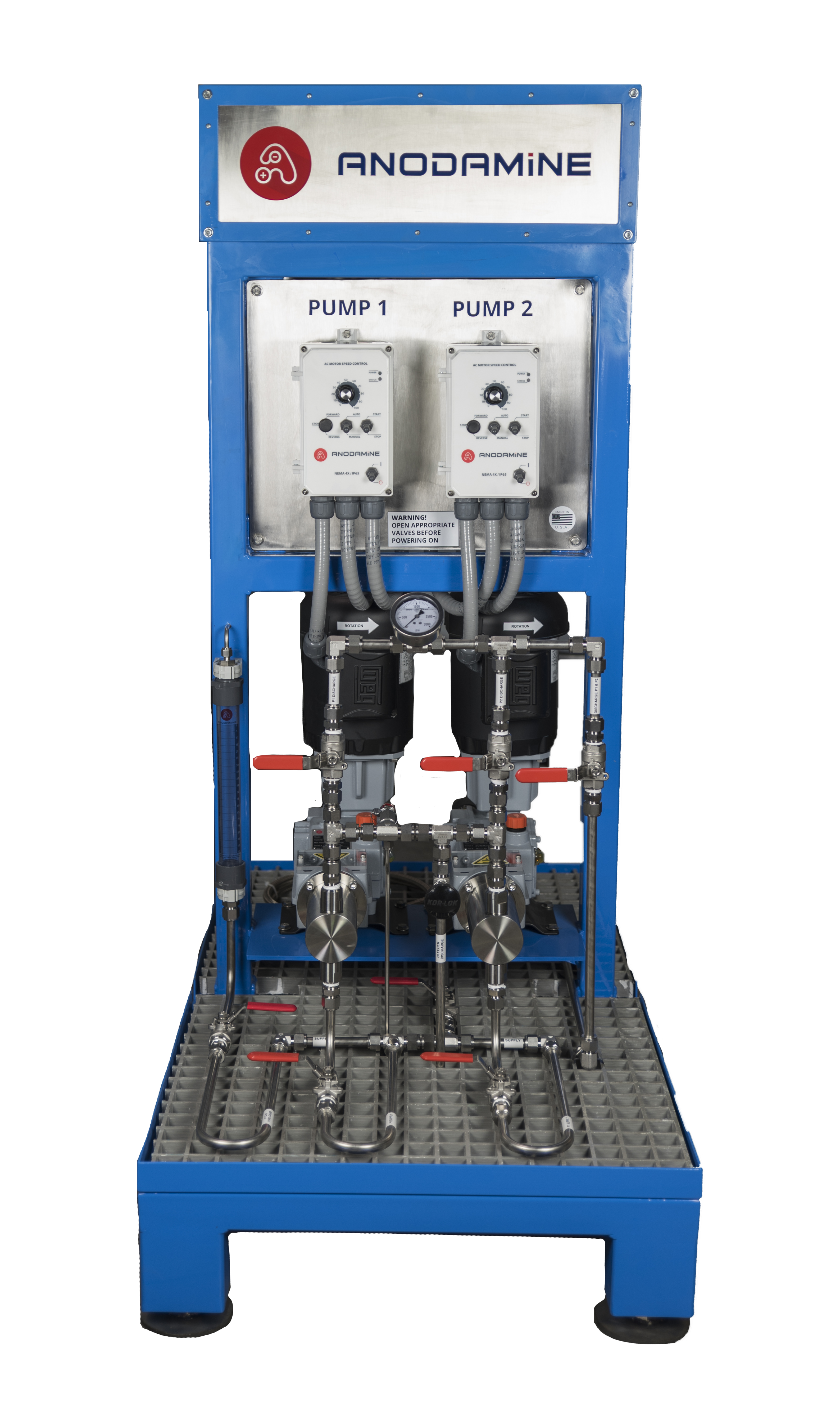 2 pump non-containment dosing system