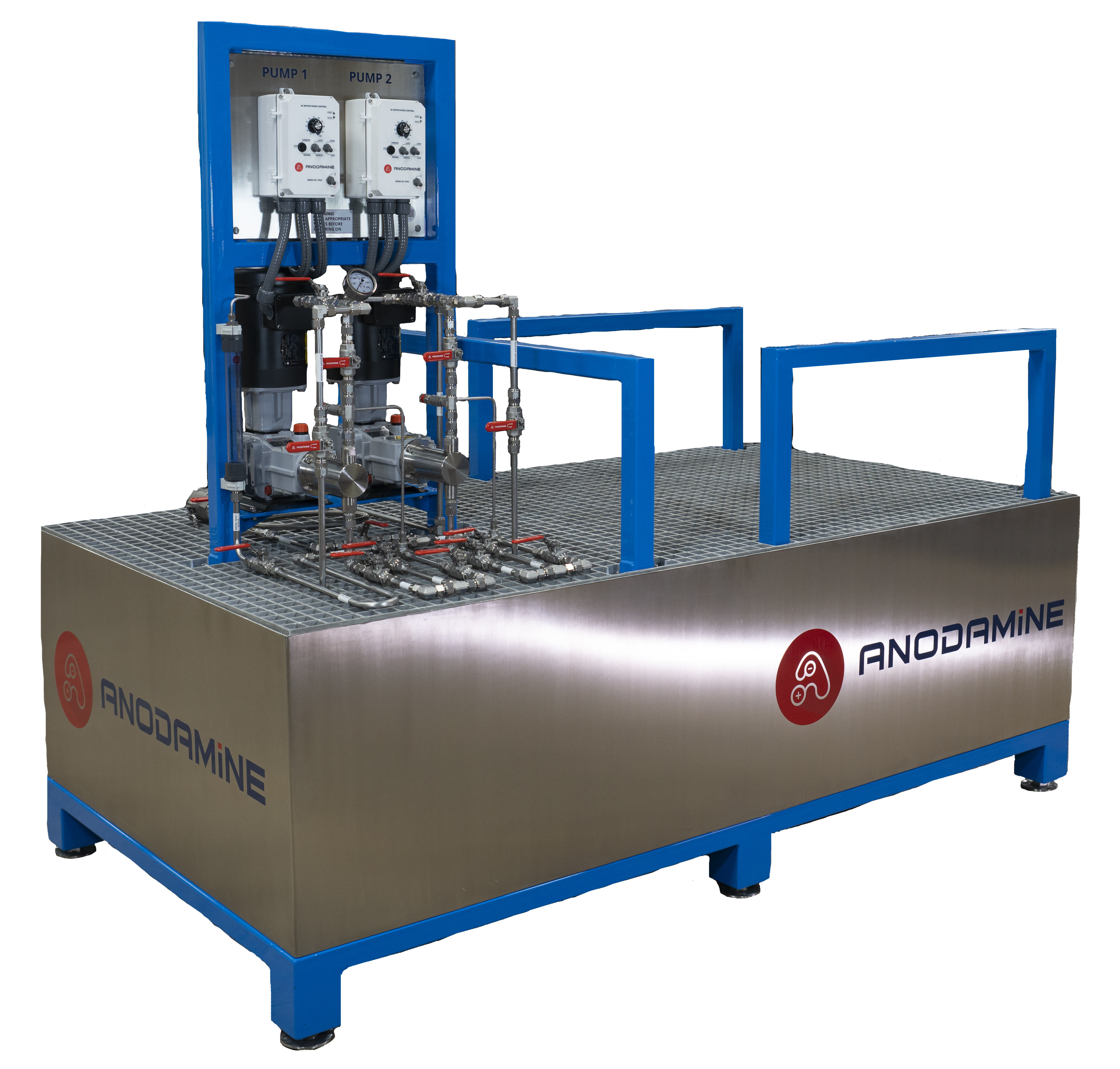 2 pump self-containment dosing system