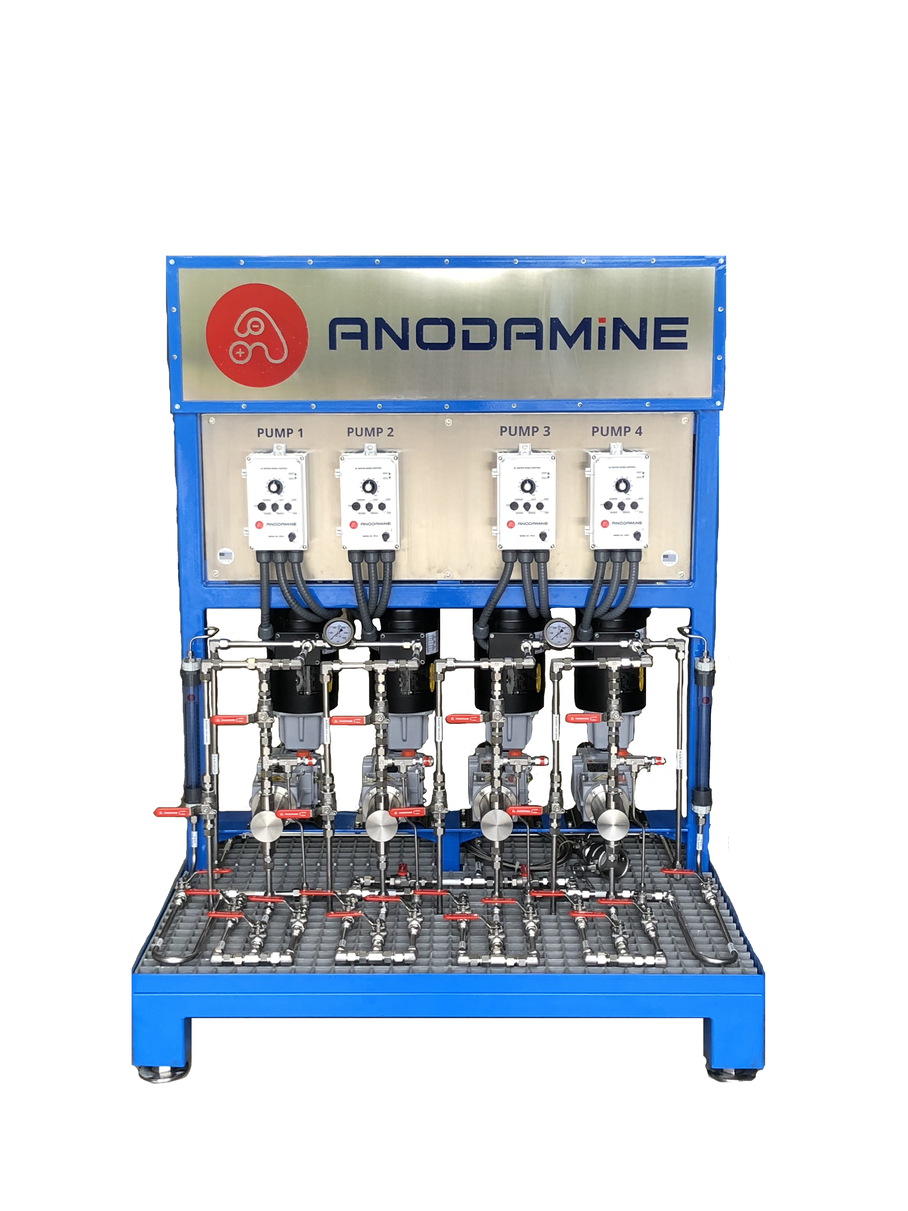 4 pump non-containment dosing system